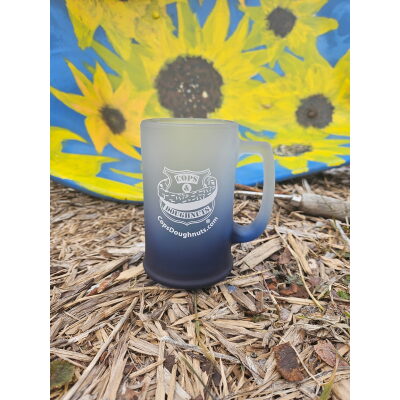 Frosted 15oz Glass Mug